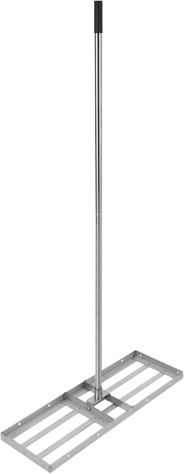 Lawn Leveling Rake, Heavy-Duty Lawn Leveler Tool, Stainless Steel/36"×10" Ground Plate/6FT Extra Long Handle/180° Flexible Rotation, Landscape Rake for Backyard, Garden, Farm, Golf Course, Pasture