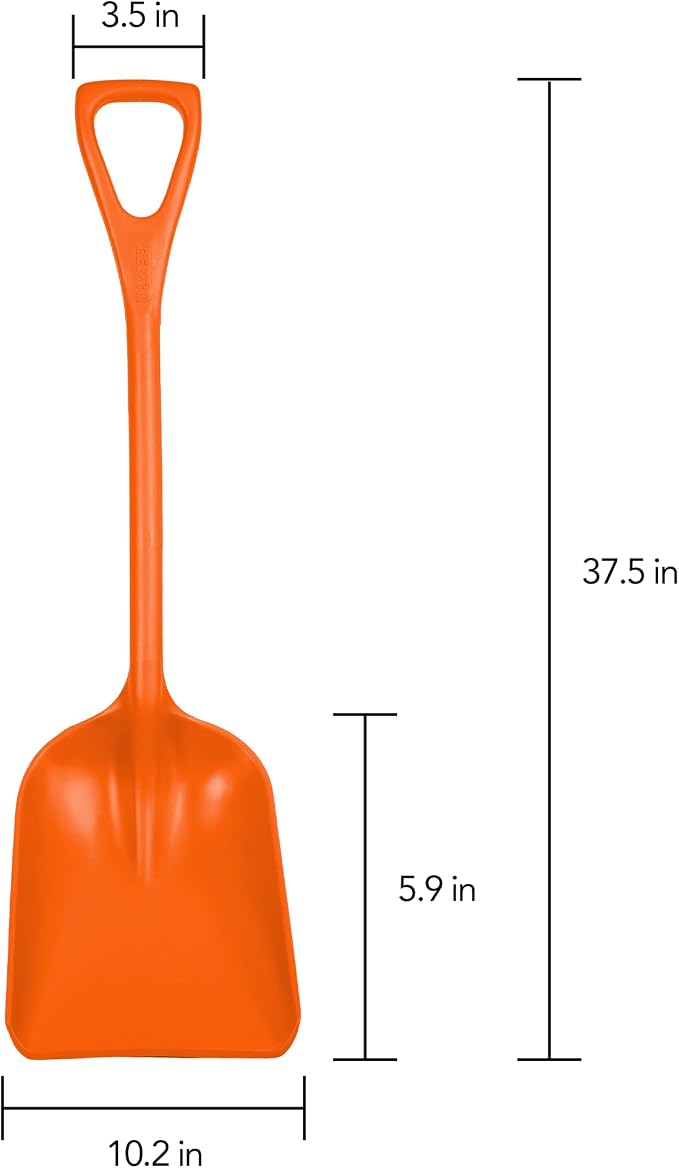 Remco 69817 Shovel,One-Piece,11",PP,Orange