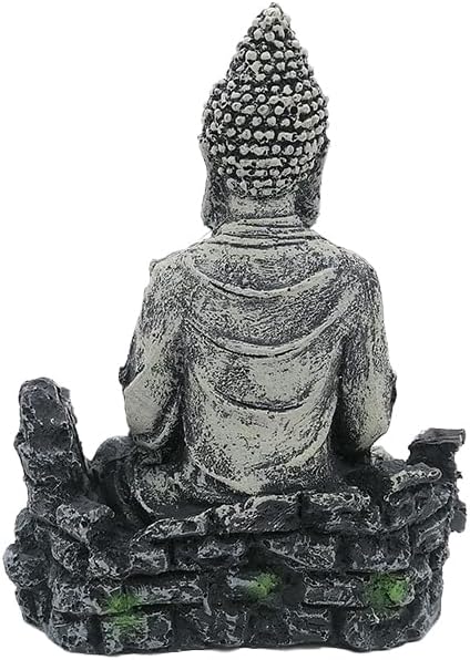 Buddha Meditation Budda Sculpture Decoration for Fish Tanks, Aquarium Decorations, Zen Garden Bonsai Decorations