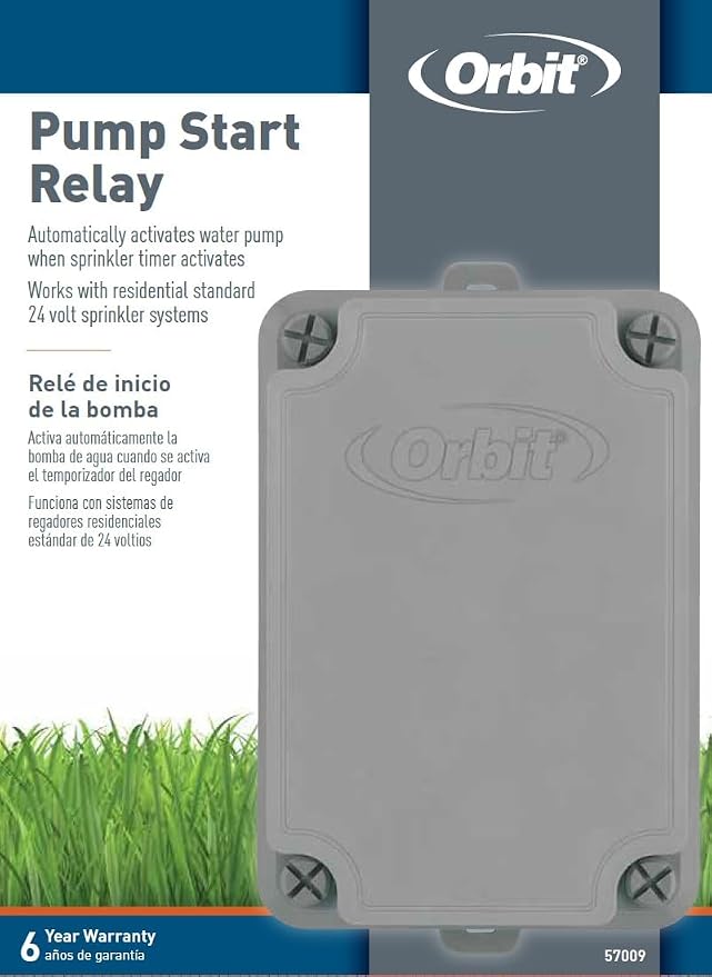 Orbit 4-Pack Sprinkler Pump Relay, Well Pump, Irrigation System Pump Start - 57009
