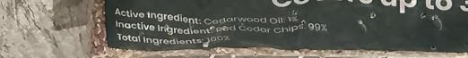 Cedarcide Original Cedar Granules – Cedar Chips for Home & Garden | Repels Ants, Aphids, Spiders, Mosquitos | Smells Great & Easy to Use | 1 Bag (8 lbs)