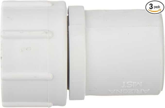 3-Pack Plastic Hose-to-Pipe Fittings (3)