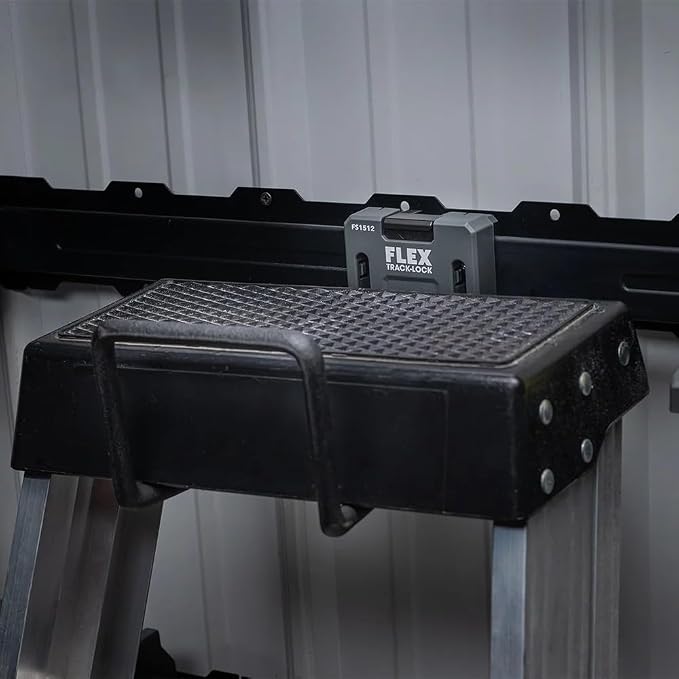 FLEX Track-Lock Wall Mount Storage System Large Folding U-Hook 2 Pack - FS1512-2