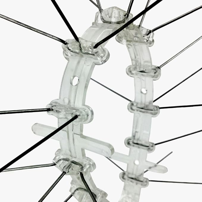 Bird-X STS-24 Regular Width 6-inch Stainless Steel Bird Spikes, Metal Pigeon Barrier, 24 Feet 6 Inch Wide Coverage