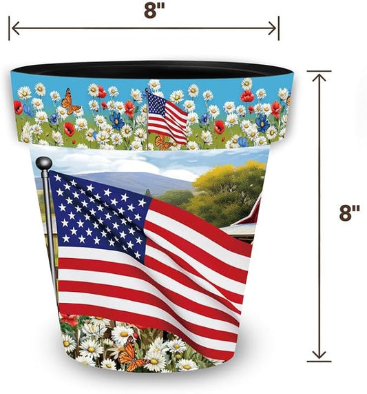 Briarwood Lane American Flower Field Small Planter