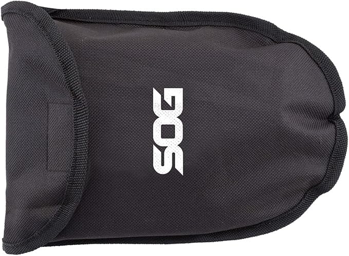 SOG Entrenching Tool- 18.25 Inch Folding Survival Shovel with Wood Saw Edge and Tactical Shovel Carry Case- Black (F08-N)