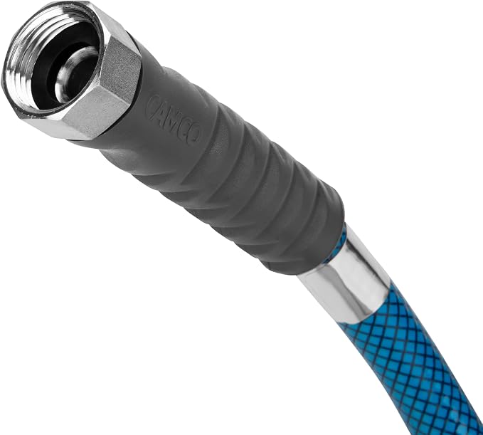 Camco TastePURE 4-Foot Premium Camper/RV Drinking Water Hose-Features a Heavy-Duty No-Kink Design with Strain Relief Ends&5/8-Inch Inside Diameter-NSF Drinking Water Safe Certified (22813) (Pack of 3)