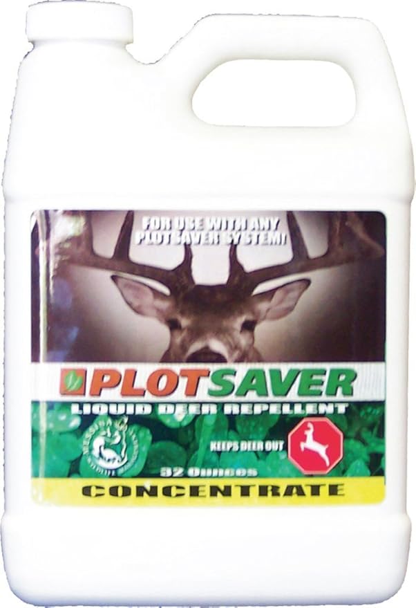 Messina Wildlife PS-C-032 PLOTSAVER Deer Repellent Quart Concentrate, 1 Quart