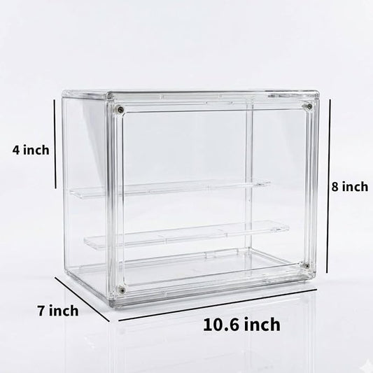 Mini Greenhouse Indoor, Clear Small Green House with Magnetic Door, Stackable Succulent Seed Starting Kit Children Nature Observation Station