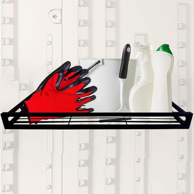 Resin Shelf Accessory Outdoor Sheds Storage,Compatible with Suncast shed Accessories,with EZ Bolt Assembly (2)