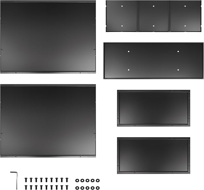 36" Metal Planter Box, Large Rectangular Window Box | with Drainage Holes & Rust-Proof Coating, Modern Outdoor/Indoor Flower Box for Balcony, Patio & Herbs, Black