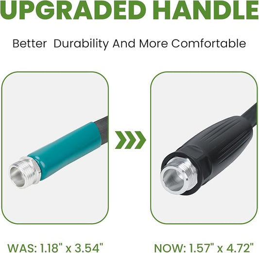 LINEX Lightweight Garden Hose 50 ft Ultra Flexible, Kink-Free for Outdoor Water Hose Non-Expanding, Burst-Resistant, Heavy Duty RV Hose 5/8 inch