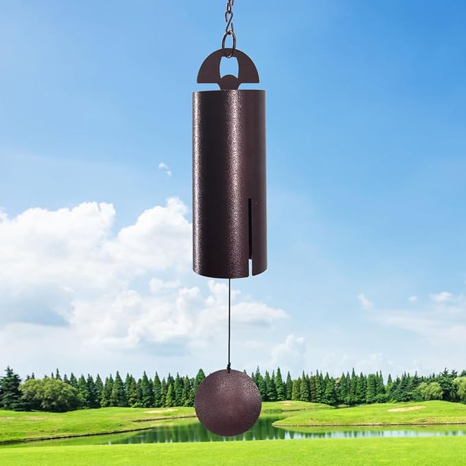 ASTARIN Wind Chimes for Outside Deep Tone Heroic Windbell Deep Resonance Serenity Bell Outdoor Decor for Patio,Yard,Porch,Garden(Bronze)