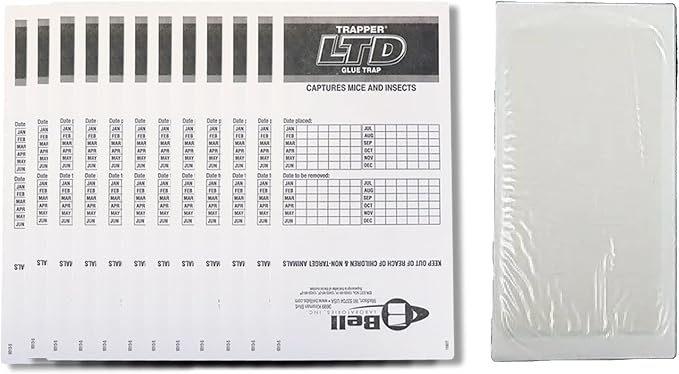 Trapper LTD Mouse/Insect Glue Boards - CASE (72 Boards)