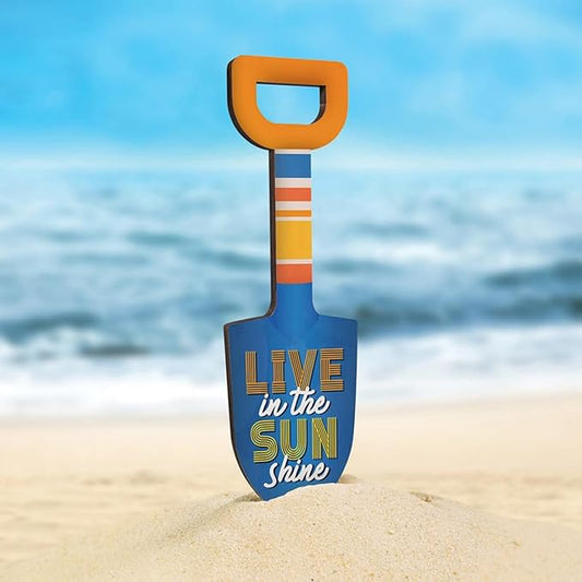 P. Graham Dunn Decorative Garden Shovel Sign - “Live In The Sunshine”- 2.5" x 9.75"