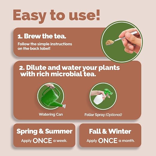 Compost Tea Starter – Granular Microbial Blend for Faster Brewing, Stronger Microbes & Richer Compost, 6 oz