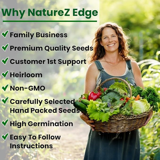 NatureZ Edge Lettuce Seeds for Planting, 4 Popular Varieties Non-GMO Heirloom Seeds, Red Romaine, Bibb Butter, Black Seeded Simpson, Green Ice Lettuce, Romaine, Salad Lettuce, Hydroponic Garden, USA
