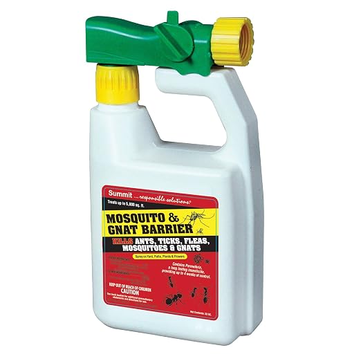 SUMMIT CHEMICAL CO 101-6 5,000 Square Feet, 32fl.oz. Summit.Responsible Solutions Summit Mosquito and Gnat Barrier Covers, 32-oz, Clear