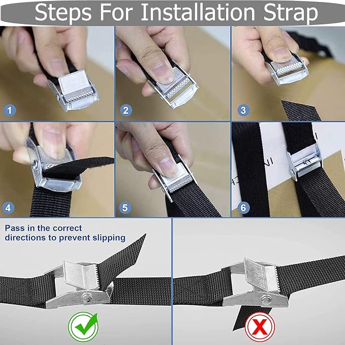 6 Pack Heavy Duty Garage Storage Ladders Hooks, 10 Inch Wall Mount Storage Garage Hangers for Bikes, Garden Tools, Chair, Hose