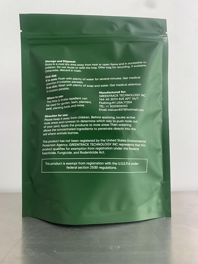 Mole & Snake Repellent Outdoor, Mole Repellent for Lawns, Snake Deterrent for Yard, Gopher Repellent, Vole Repellent Outdoor, Pet Safe Snake Repellent for Yard Powerful,Covers 120 sq ft of Space - 7P