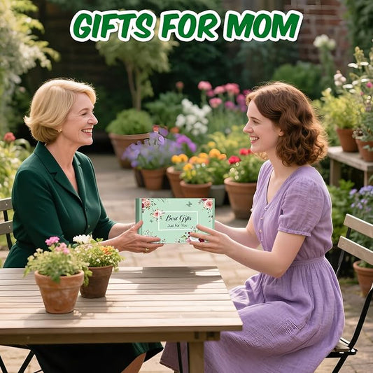 Gardening Gifts for Women, Garden Tools for Mom Grandma | Gardening Tools with Hand Fork Trowel Gloves Apron, Floral Print Birthday Pink Gifts for Plant Lovers Wife, Retirement Gifts