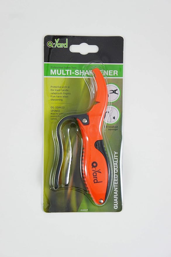 Handheld Multi-Sharpener for Pruning Shears, Garden Hand Pruners, Gardening Scissors