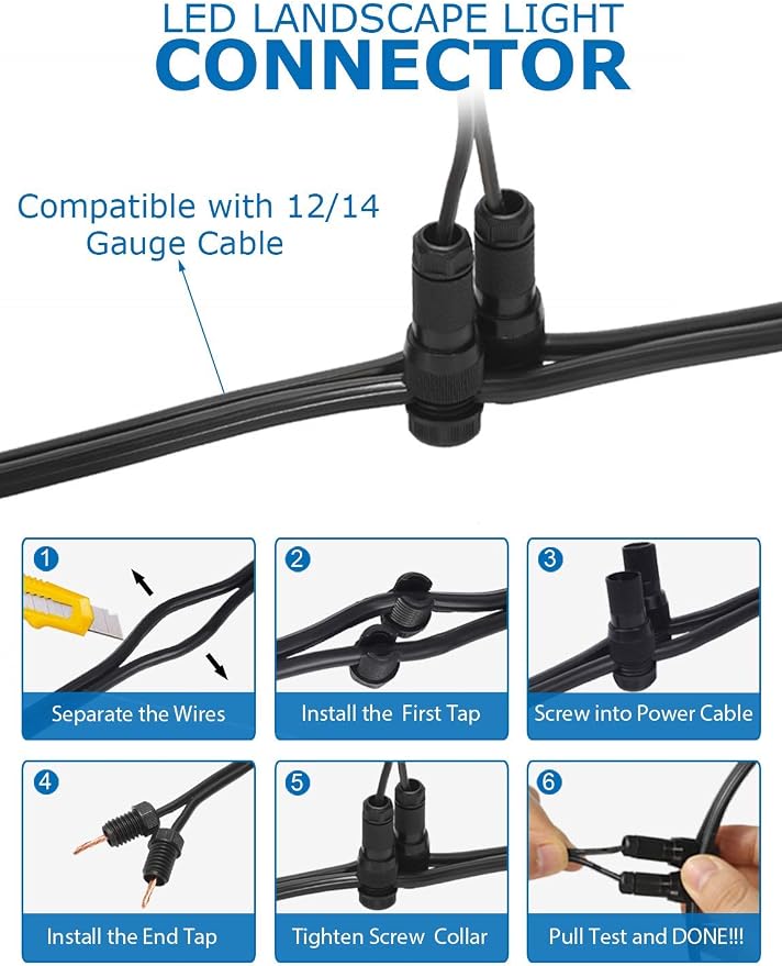SUNVIE 12W Low Voltage Landscape Lighting Landscaping Lights with Connectors Outdoor LED Landscape Light 3000K Waterproof Tree Flag Lights Low Voltage Lighting with Stand for Garden Yard Path, 16 Pack | 12-24V 3000K Waterproof 900LM Yard Pathway Garden...
