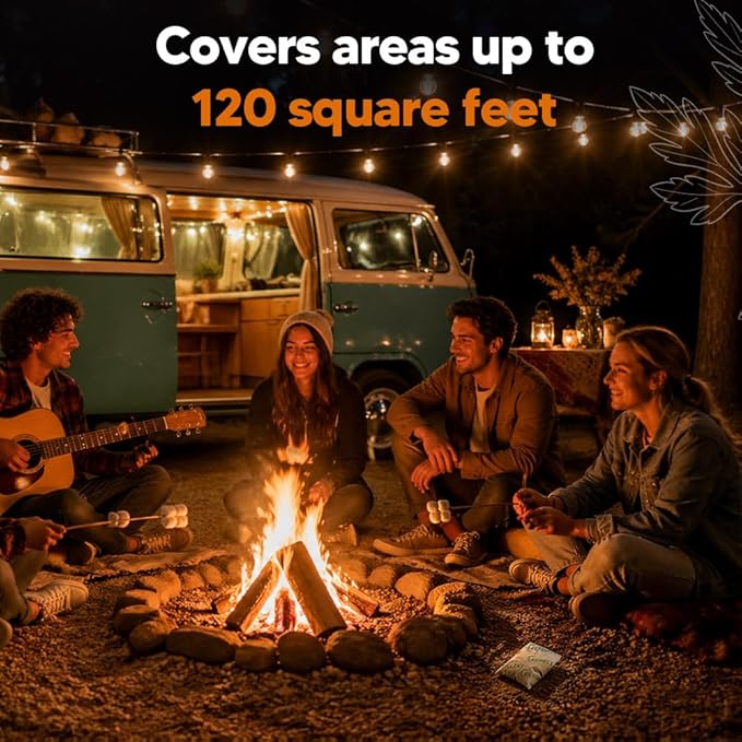 Mosquito Repellent Outdoor Patio, Mosquitoes Repellent Indoor, Keep Mosquito Away, Covers 120 sq ft of Space,Safe for People and Pets, Perfect for Patio,Bedroom,Garden,Camping-6P