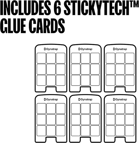 Dynatrap Glue Card Refills for Indoor Dynatrap Fly Trap Models DT3007 and DT3007W - 6 Glue Cards - 23007 - Discreet Indoor Insect Control - Includes 6 Official Refills