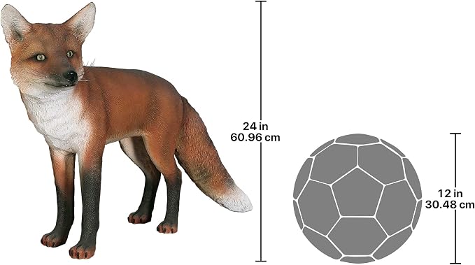 Design Toscano European Red Fox Statue