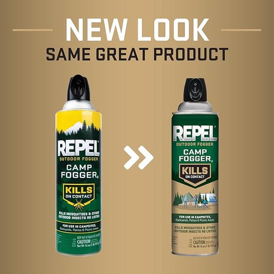 Repel Outdoor Fogger 16 Ounces, Kills Mosquitoes