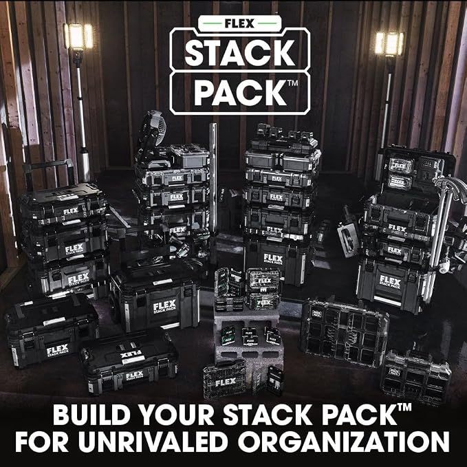 FLEX Stack Pack Side Mount Rails 2-Pack, for Mounting Track-Lock Attachments - FS1608-2