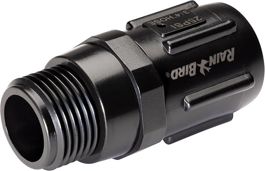 Rain Bird HT07525PSI Drip Irrigation 25 PSI Pressure Regulator, 3/4" Female Hose Thread x 3/4" Male Hose Thread