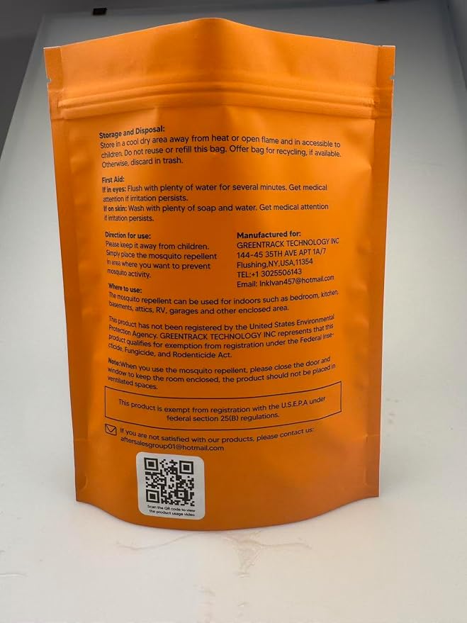 Mosquito Repellent, Mosquitoes Repellent Indoor, Keep Mosquito Away, Covers 120 sq ft of Space,Safe for People and Pets, Perfect for Patio,Bedroom,Garden,Camping-8P