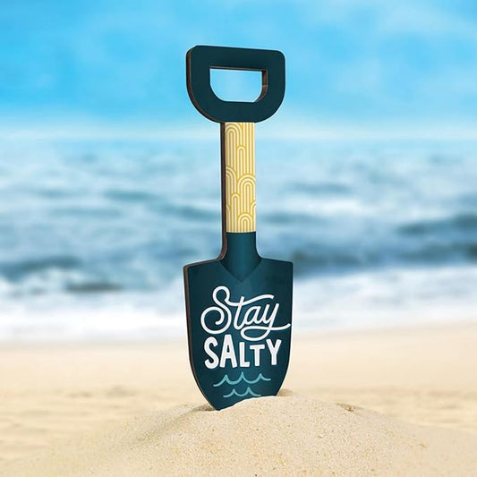 P. Graham Dunn Decorative Garden Shovel Sign - “Stay Salty”- 2.5" x 9.75"