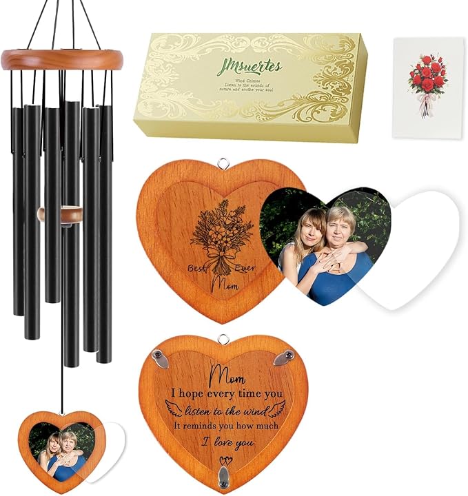 Gifts for Mom from Daughter Son,Mom Wind Chimes, Best Mom Ever Gift for Mama Mother in Law,32"