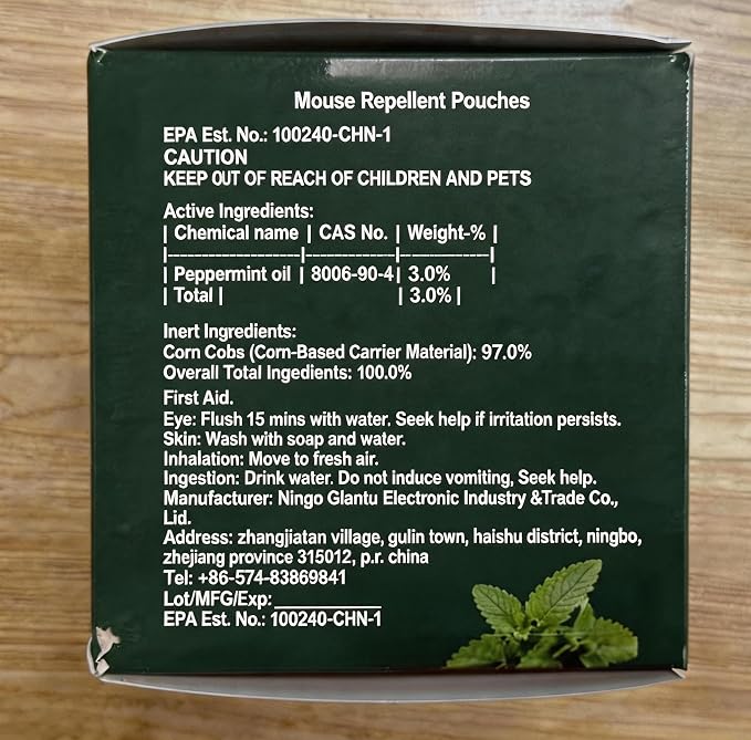 Mole Repellent Pouches for Yard Outdoorto Mouse Repellent Pouches 10Pack Squirrel Repellent Pouches Groundhogs Repellant Outdoor Nature Mouse Deterrent for Indoor Outdoor Use, for Garden & Home