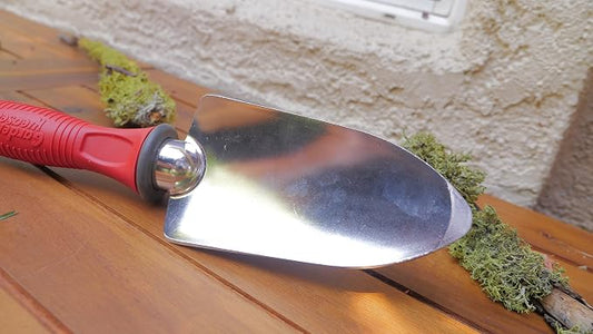 Garden Weasel Trowel – Dig, Cut, & Plant with Ease – Features Triangular Blade, Dependable Aluminiron Construction, Non-Slip Comfort Grip & a Lifetime Guarantee