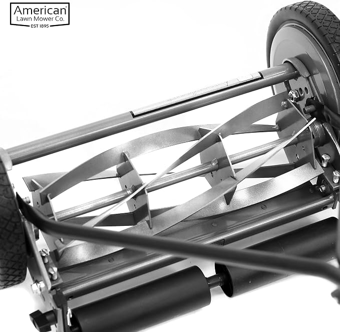American Lawn Mower 1415-16 16-Inch 5-Blade Push Reel Lawn Mower, Gray