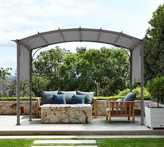 85''x 208'' Universal Replacement Pergola Cover for Pergola L-PG080PST and Other Same Size of Pergolas, (Gray)