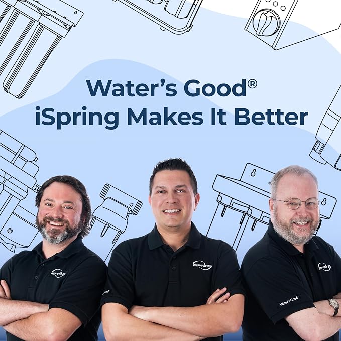 iSpring ALS1 Leak Detector and Shut-Off Valve for Reverse Osmosis and Under Sink Water Filtration Systems - 1/4” Quick Connect