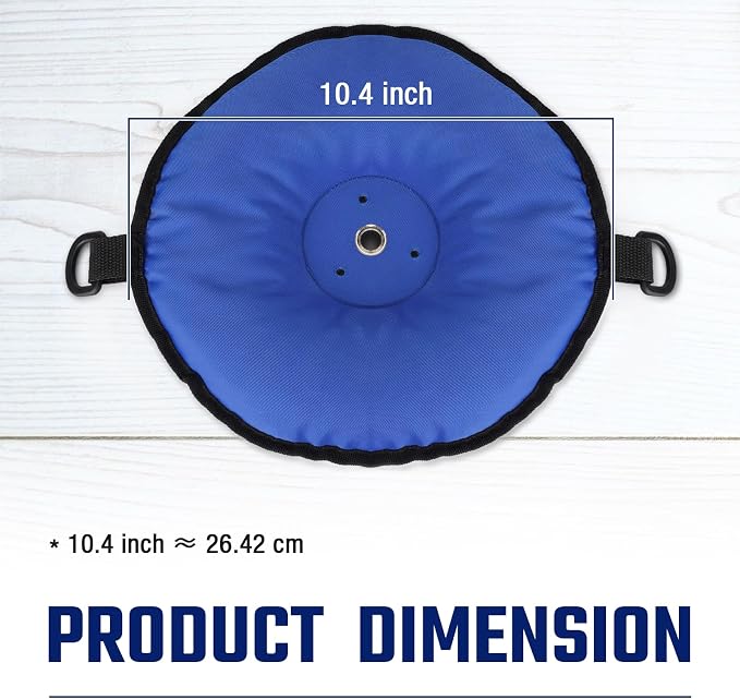 Weighted Sand Bag Boat Base Use with Long Legs Bird Deterrent, Compatible with BIRD·B·GONE/Bird Barrier Long Legs Bird Deterrent, Fit for Most Surfaces Such as Awnings, Canvas Tops, Decks, etc, Blue