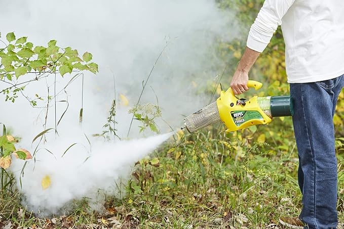 Repel 190397 Propane Insect Fogger for Mosquitoes, Flies, and Flying Insects in Your Campsite or Yard, 40 oz., Yellow