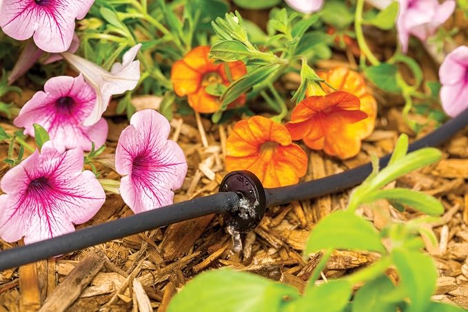 Rain Bird ILD1010PKXS Drip Irrigation in-Line Dripper/Emitter, 1 Gallon Per Hour, 10-Pack