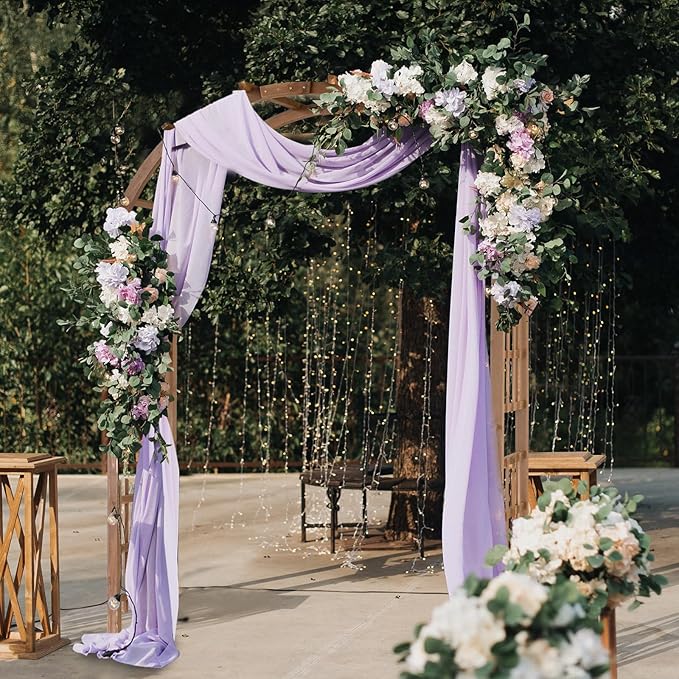 Outvita 7Ft Wooden Garden Arbor Arch, Wood Arbor Trellis, Pergola Archway for Wedding Ceremony Decoration Pergola Plant Climbing Rose Vines Lawn Courtyard Patio Reddish Brown