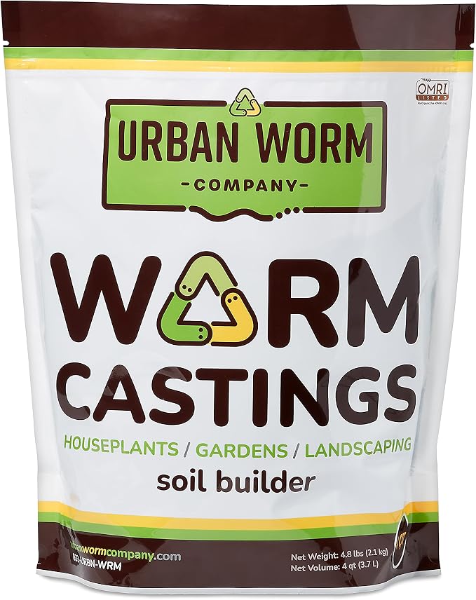 Urban Worm Company Worm Castings - 4 Quart/4.8lbs
