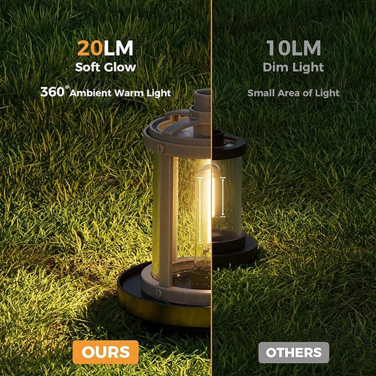 XMCOSY+ Solar Pathway Lights, 20 LM Bright Solar Lights Outdoor Waterproof IP65, Metal Outdoor Light for Outside Garden Path Yard Walkway Driveway (Black & Grey)