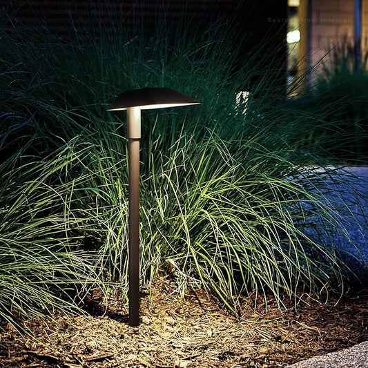 LEONLITE 6-Pack Anti-Glare Low Voltage Pathway Lights, 12-24V AC/DC, 5000K | 5W LED Landscape Path Lights, Aluminum, IP65 Waterproof for Yard Walkway, Daylight, ETL
