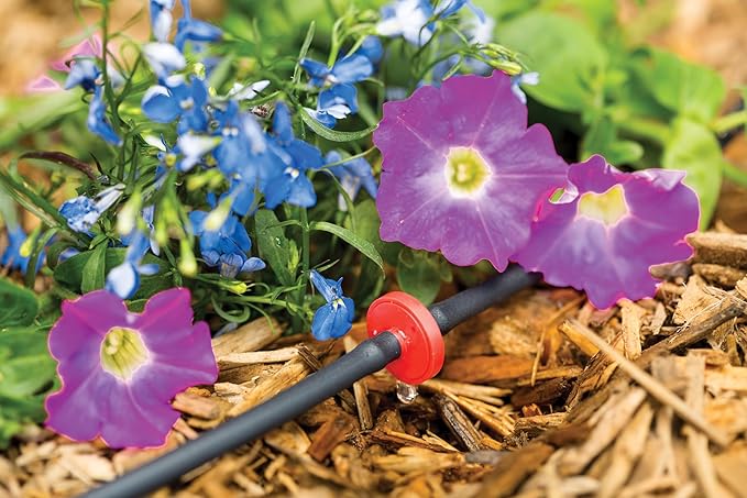 Rain Bird ILD0510PKXS Drip Irrigation in-Line Dripper/Emitter, 0.5 (1/2) Gallon Per Hour, 10-Pack
