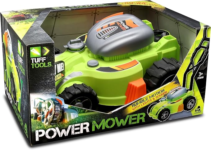 Lanard 53006 Lanard Tuff Tools Light & Sound Power Mower Toy, Color May Vary
